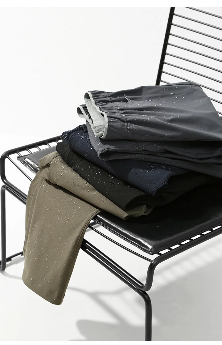 Summer slim fit elastic soft-shell cargo pants waterproof quick-drying track pants men outdoor hiking pants trousers men