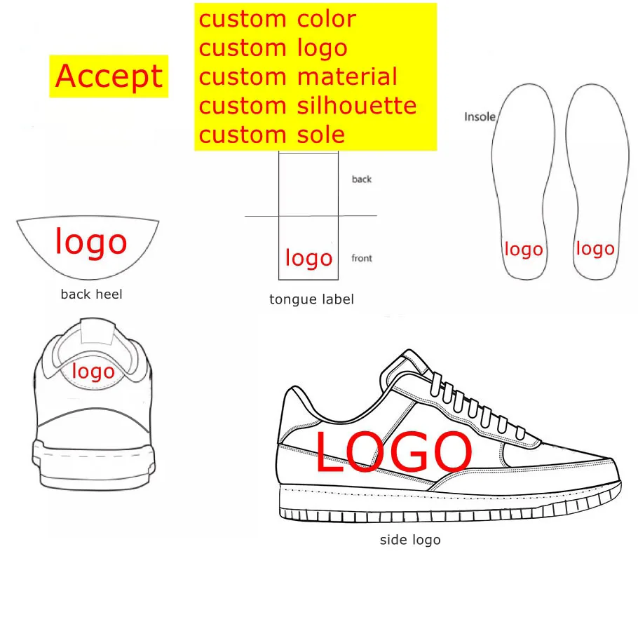 2024  Joyful Way trainer Wholesale Custom Brand Named Sneakers Shoe Unisex Fashion Shoes