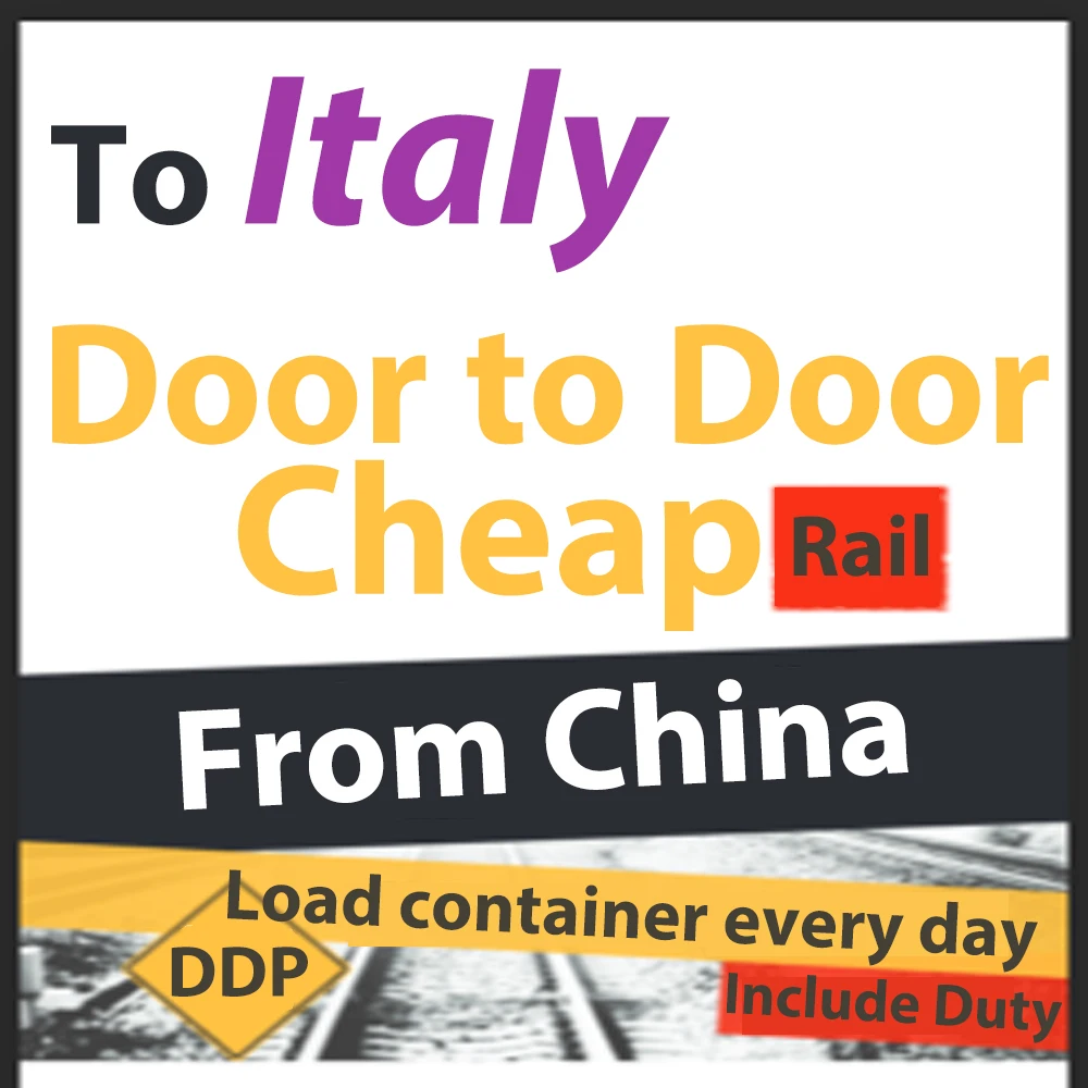 DDP Logistic Service Rate Freight Forwarder Cost Shipping Agent from China to Europe Italy
