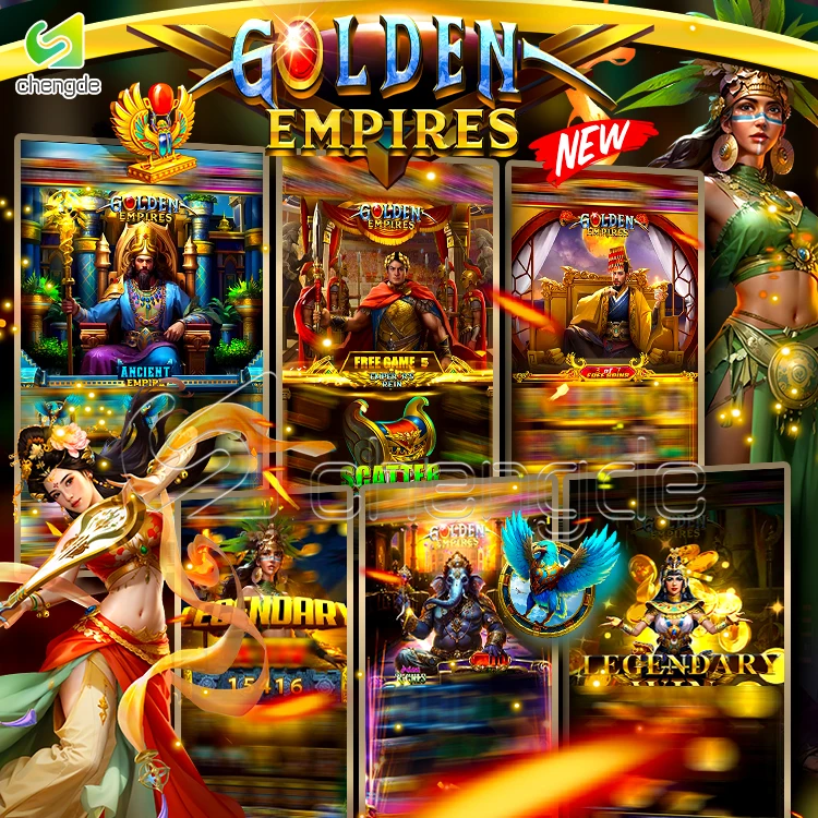 Amusement Vegas Machine Golden Empires Pcb Amuse Game Coin Operated Board Skill Game Machine Software For Sale