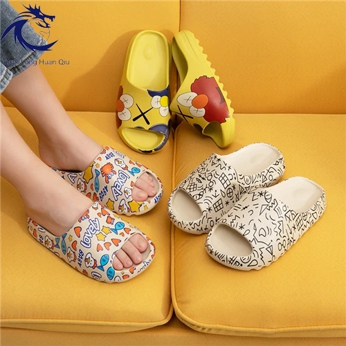 UTUNE High Quality Custom Women Slides Slipper Slides For Men Casual Shoes With LOGO Home Slipper  Slides