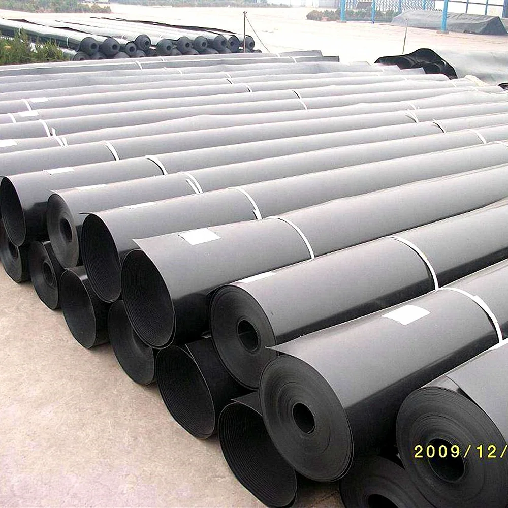 HDPE 1mm ASTM GM13 Shrimp Waterproof Geomembrane Liner Outdoor Landfill Ponds Fish Farms Industrial Design Modern LLDPE EVA