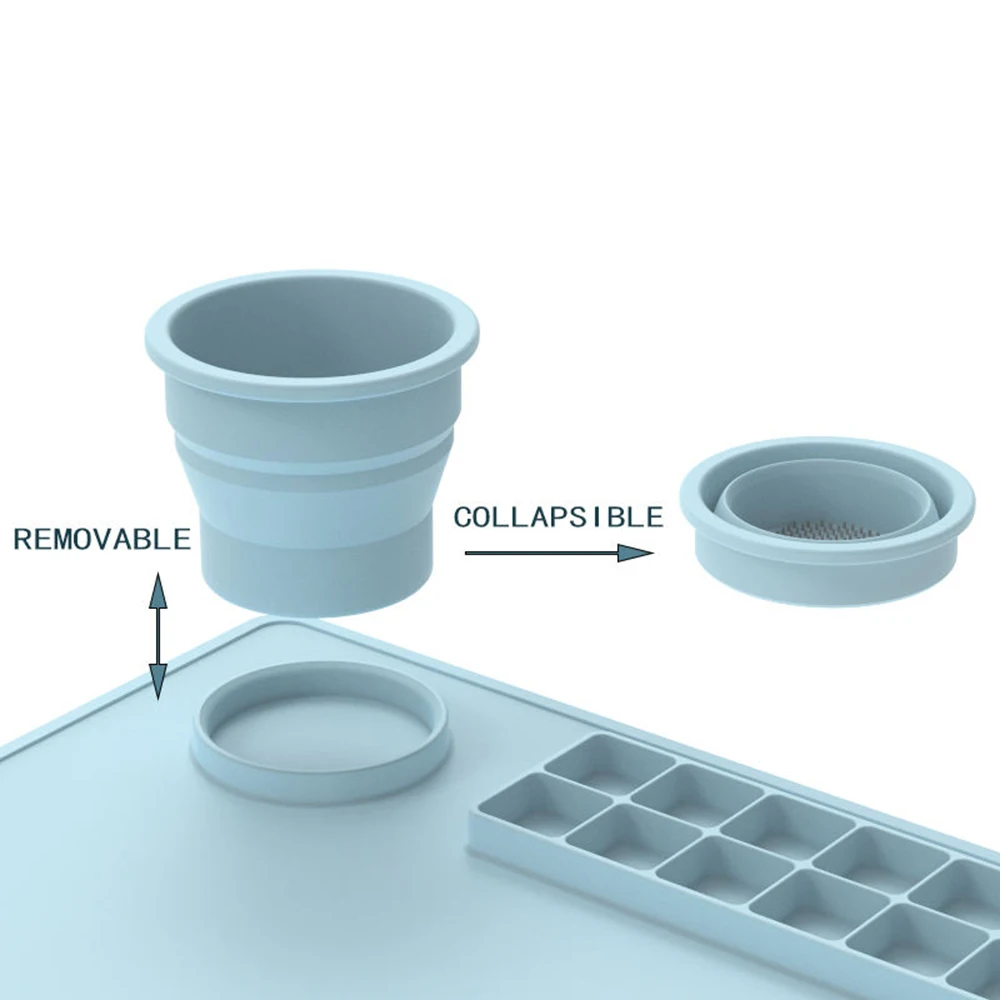 Best Sell Silicone Craft Mat, Silicone Art Painting Nonstick Artist Silicone Drawing Sheet Mat with Cup