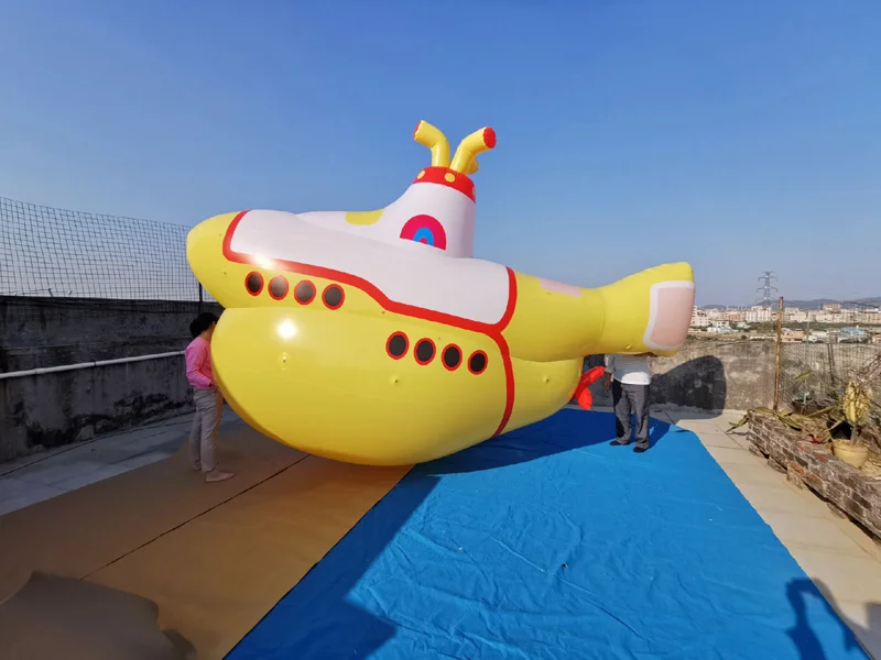 BeiLe customized PVC 4.5m Length inflatable airship for sales