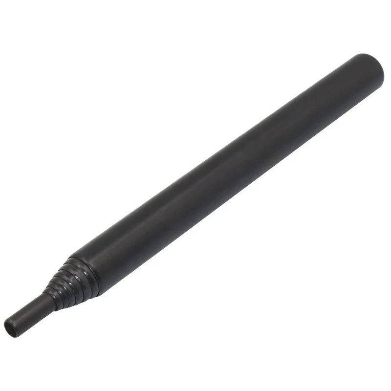 80cm Long Extendable Black Camping Stainless Steel Fire Starter Bellow for Outdoor