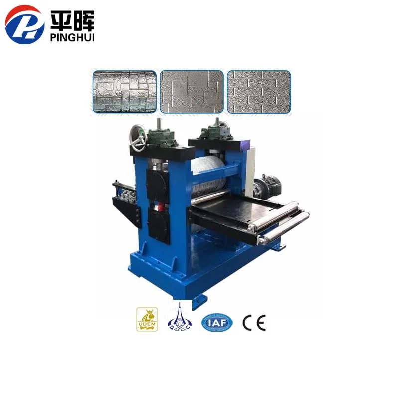 Automated Energy-efficient Color coated steel Brick embossing machine