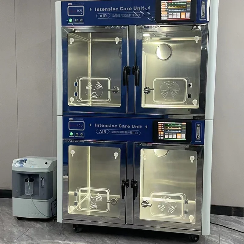 Ветеринарное отделение интенсивной терапии для домашних животных из нержавеющей стали