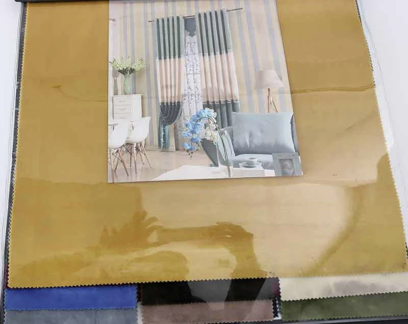 Factory direct sales 2.9 meters clothing pillowcase German cotton velvet fabric curtain fabric sofa fabric