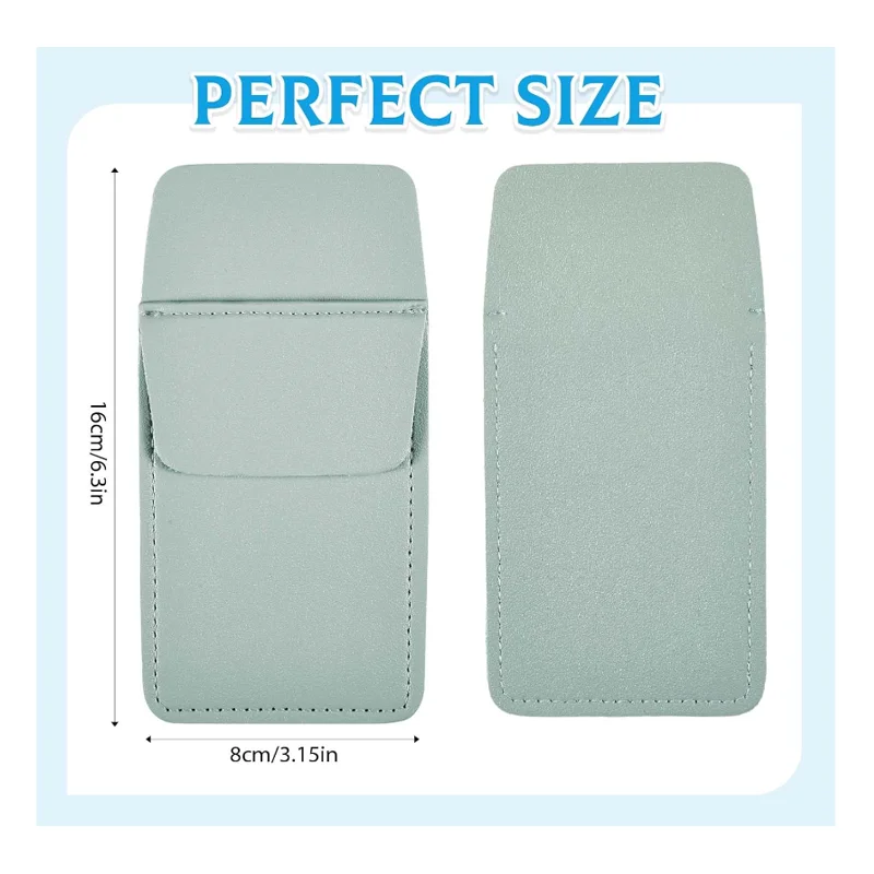 Custom Fashion Pouch Nurse Pen Holder For Shirts PU Leather Pen and Pencil Case with Front Pocket Doctor Pencil Sleeve Holder