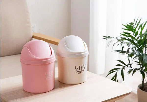 Waste Bin Plastic Office Trash Bin Trash Cans Dustbin With Paper