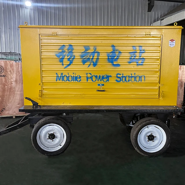 Mobile Rainproof Shed Generator Set 180kw 200kw 250kw 300kw 350kw kva, Mobile trailer diesel generator AC Three Phase