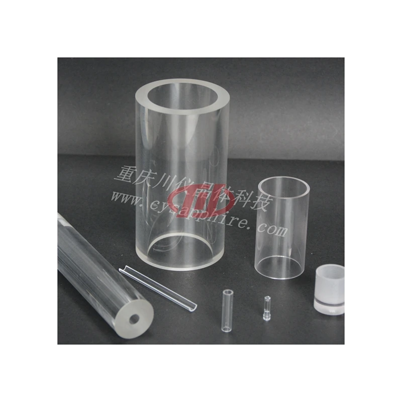 Polish Sapphire Rod  Tube Rod Sapphire Glass  Polish Unpolished Sapphire Rod