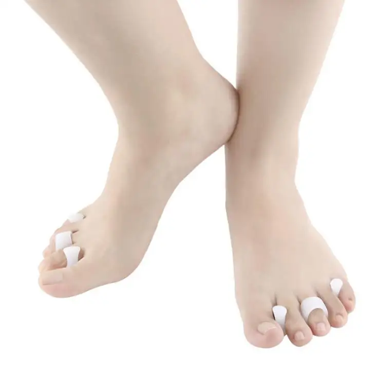 Hot Selling Silicone Gel Toe Pain Relief Protectors  Hammer Toe Toe Separator Hallux Valgus Orthodontic Device