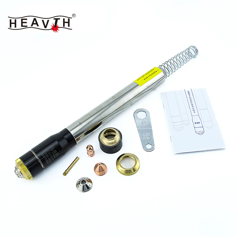 YK100 Portable Plasma Cutting Nozzle Electrode Water Core Fix Ring All Spare Parts for YK100 Jiangsu Heavth Silver OEM YK