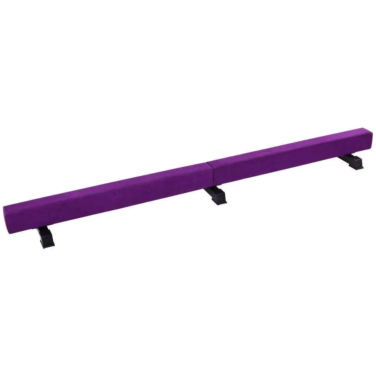 Floor gymnastics beam with middle support&wood core