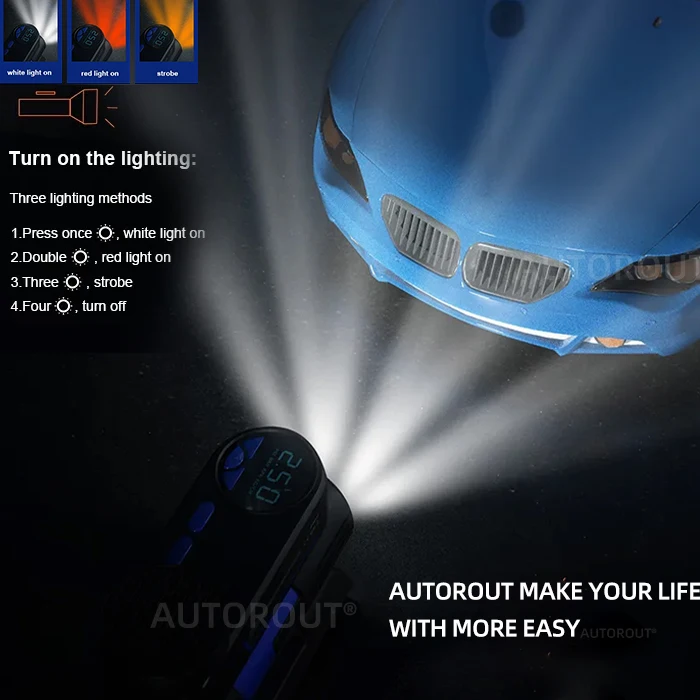 Auto  air compressor  car compressor dc12V  Mini Car Tyre Electric Portable Air Pump