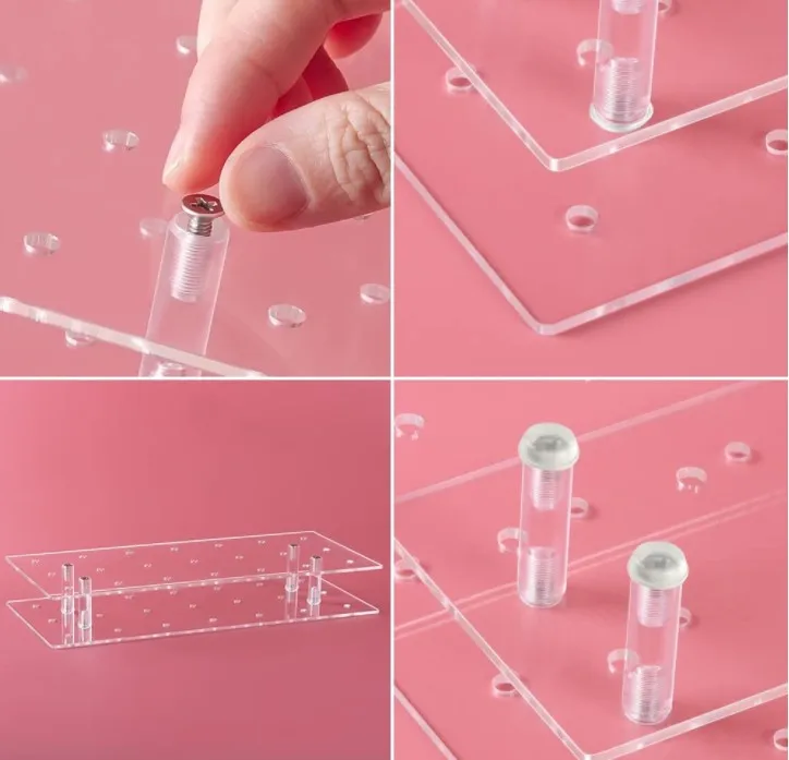 21 Hole Clear Acrylic Lollipop Holder Cake Pop Display Stand  Lollipop Display Stand