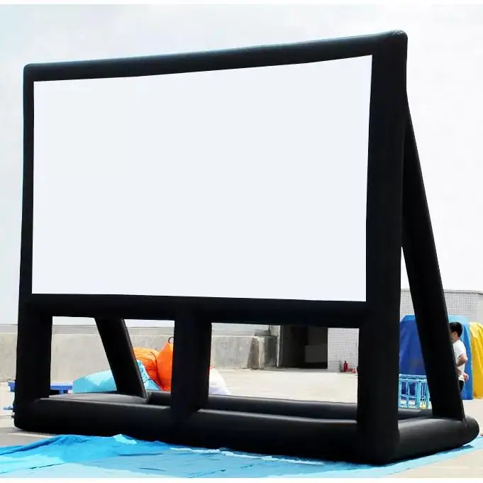 Open air cinema inflatable screen movie theater outdoor inflatable movie screen for car cinema