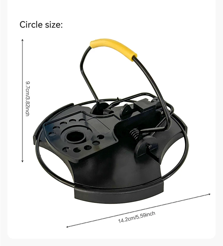 Mousetrap Safe Firm Transparent Household Mouse Catcher Plastic Reusable Humane Indoor Outdoor Mouse Trap