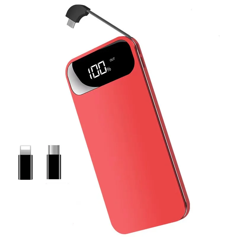 
Factory direct sale of portable mobile phone power bank lithium polymer battery 10000mAh 