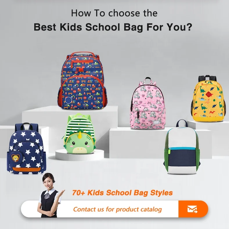 Manufacturer Custom Sustainable Eco Friendly Recycled Pet Plastic Rpet Material Waterproof Children Kids School Bag Backpack