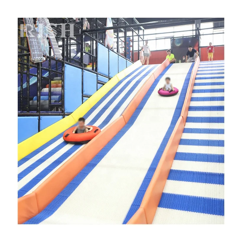 
RISH Professional Indoor Rectangular Trampoline Parks With Basketball Hoop 