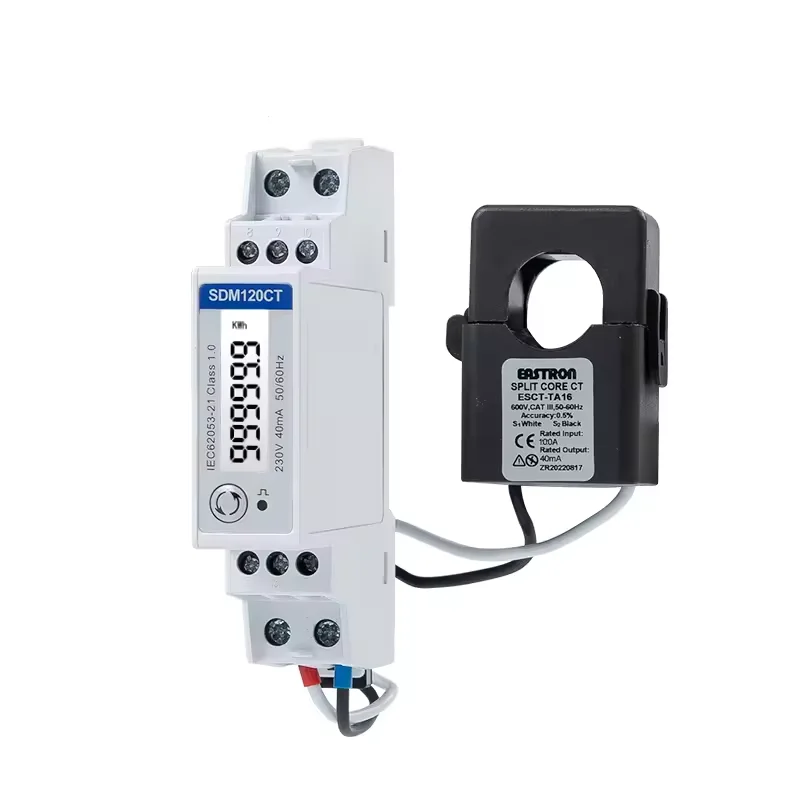 Смарт-метр SDM120CTM 40mA/100mA Специальный для инвертора солнечной энергии однофазный счетчик энергии