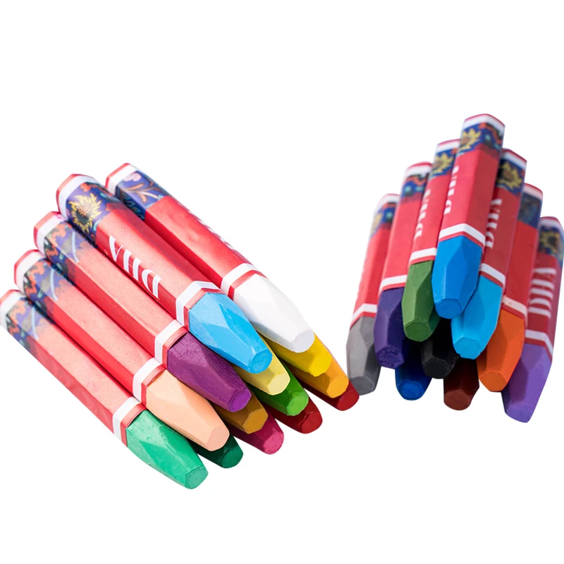 Распродажа нетоксичный мелок на заказ 24 цвета детский не грязный ручной «DIY» моющийся мультяшный для рисования