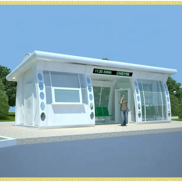 Укрытие для автобусной остановки умная уличная мебель навес автобусов терминал