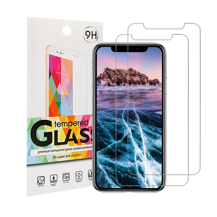 2 шт 2.5D взрывобезопасная Защитная пленка для экрана из закаленного стекла Защитная пленка для iPhone X/XS/11/11PRO