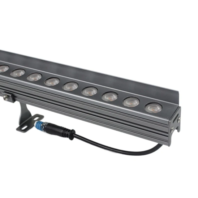 Светильники для зданий Пиксельная балка фасадное освещение светодиодная фасадная линейная подсветка Настенные светильники IP65 алюминиевые DMX512/SPI Juxuanled