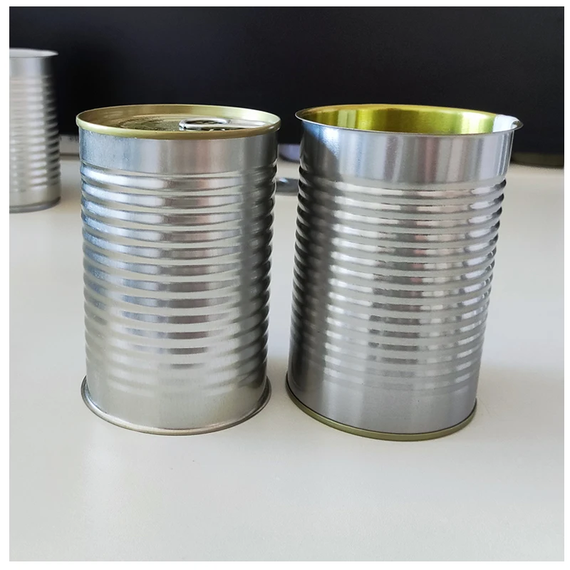 High quality Food Grade 3 Pieces Empty Tin Can With Easy Open Lid can be used in coffee milk fish ect.