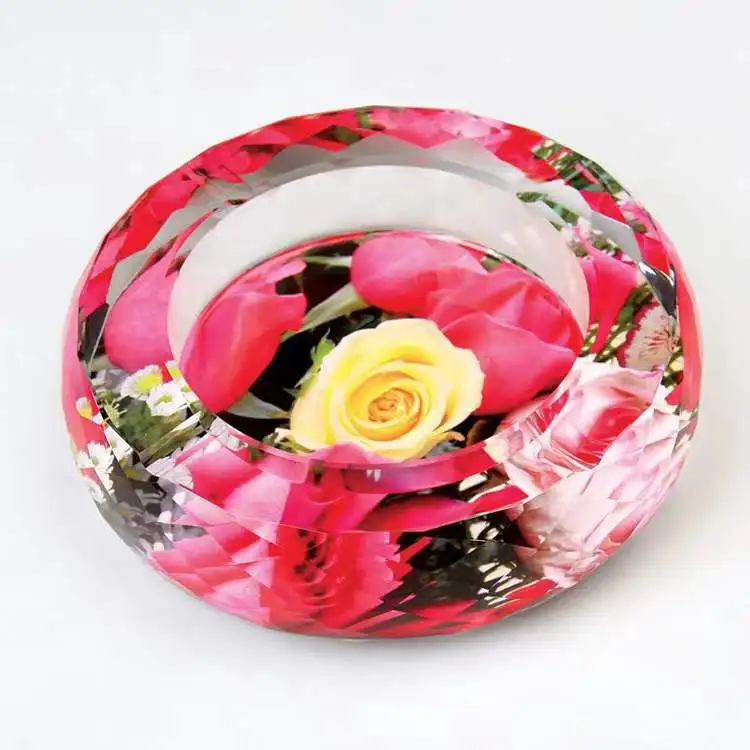 Cigar Smokeless Ashtray Crystal Portable Ashtray Wholesale Business Gift Custom Logo Cenicero Designer Ashtray