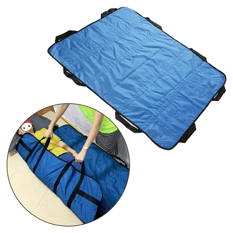 Patient aid Transfer Belt with Handles Sliding Transfer Repositioning Sheet for Disabled Positioning Bed Pad
