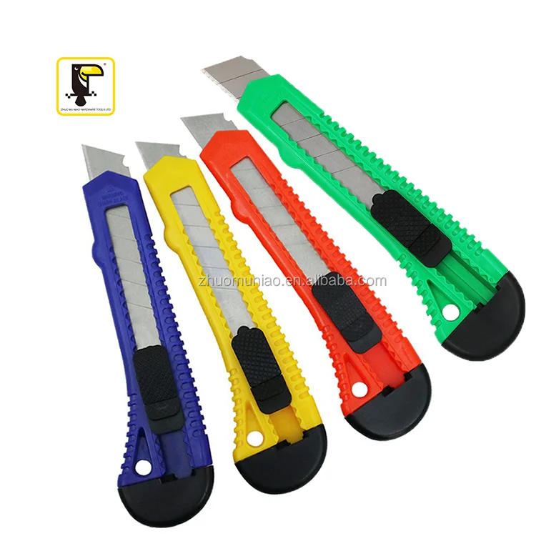 Knife Tool Set 18MM Pocket Knife Cheap And Colorful Cutter Knife