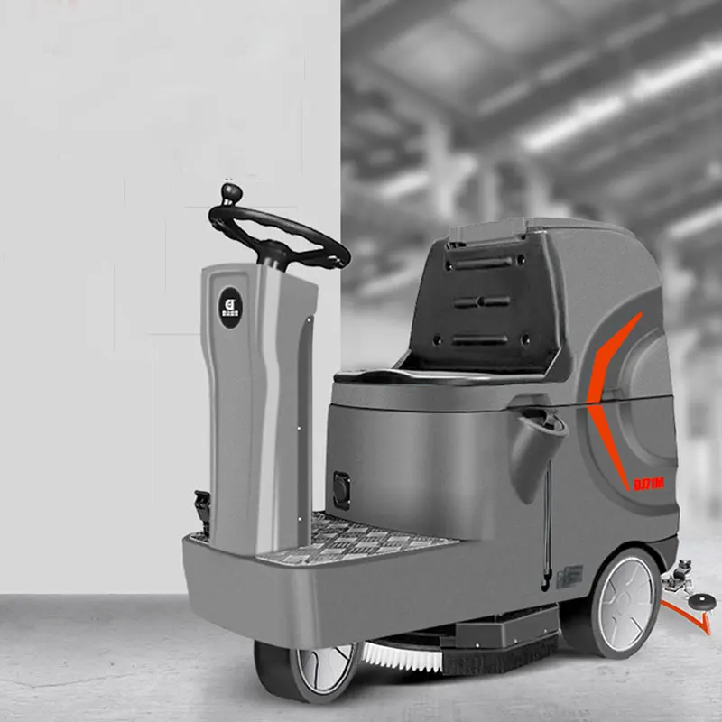 Auto Scrubber For Marble Granite Ceramic Tile Epoxy Good Quality Electric Battery Type Floor Scrubber Floor Cleaning Machine