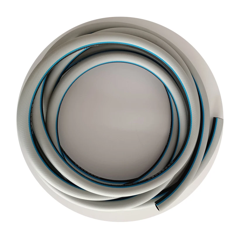 Гибкий плетеный шланг из ПВХ, армированный волокном 3/4 дюйма, водопроводный шланг