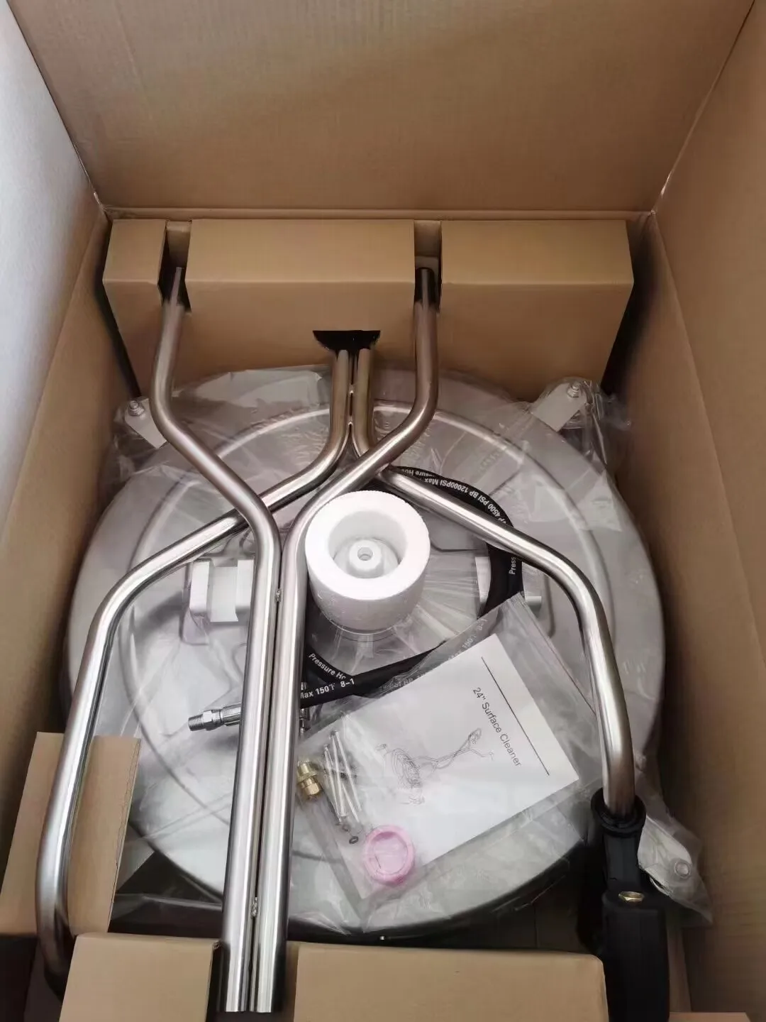 CW-ST18-A 18 Inch Flat Surface Cleaner Pressure Washer Sidewalk Garage Patio Deck Driveway