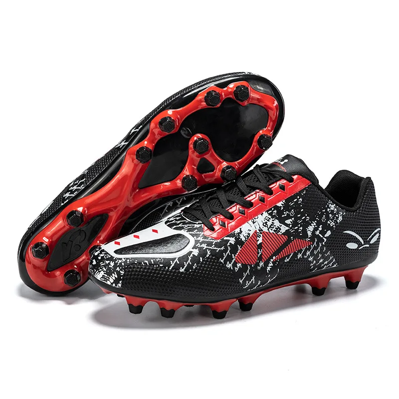 High quality sport shoes football boots drop shipping FG spikes low ankle cleats black shoes branded shoes