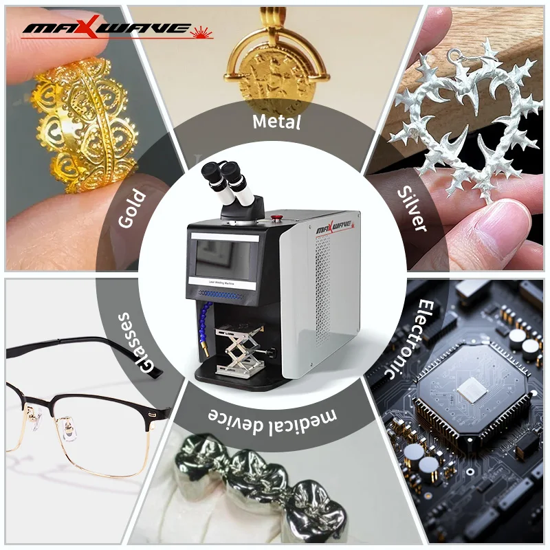 150W QCW Gold Silver Jewelry Chain Welding Machine Jewelry Laser Welding Soldering Repairing Machine