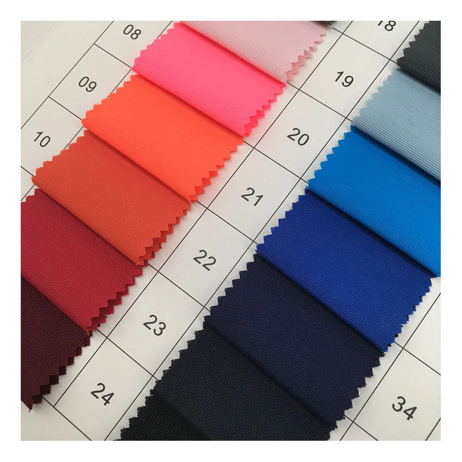 320D nylon taslan fabric ready stock waterproof custom design nylon fabric for garment