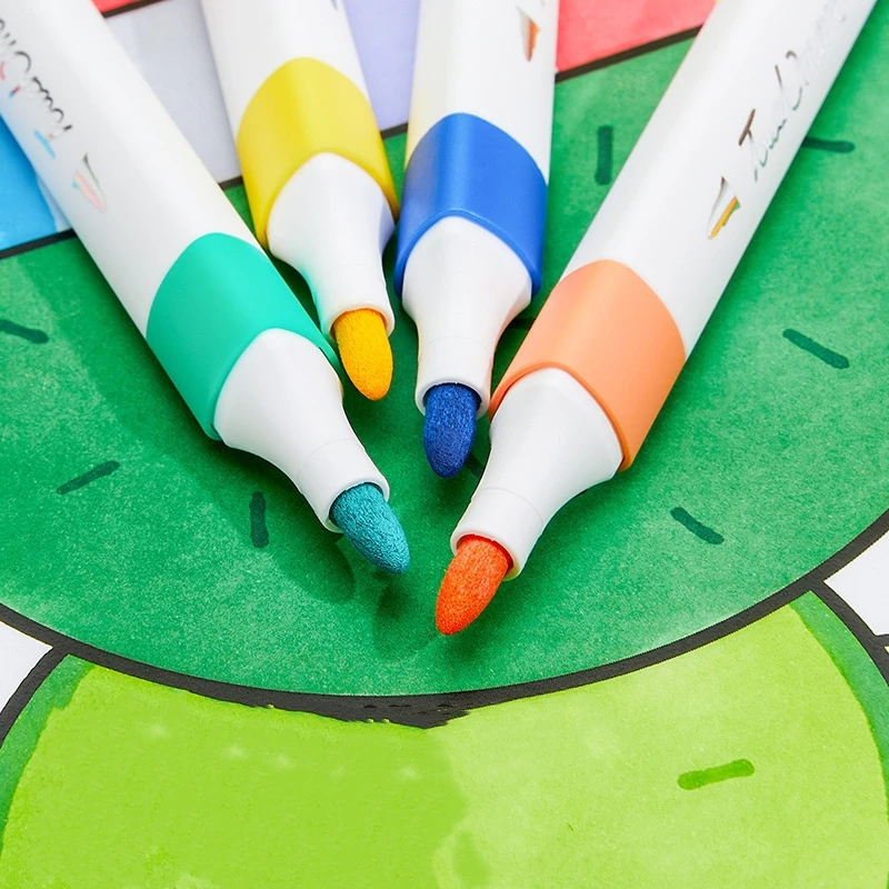 24 цвета Акриловые маркеры для рисования на дереве, холсте, каменной скальной живописи, стеклянных керамических поверхностей, поделки, товары для творчества