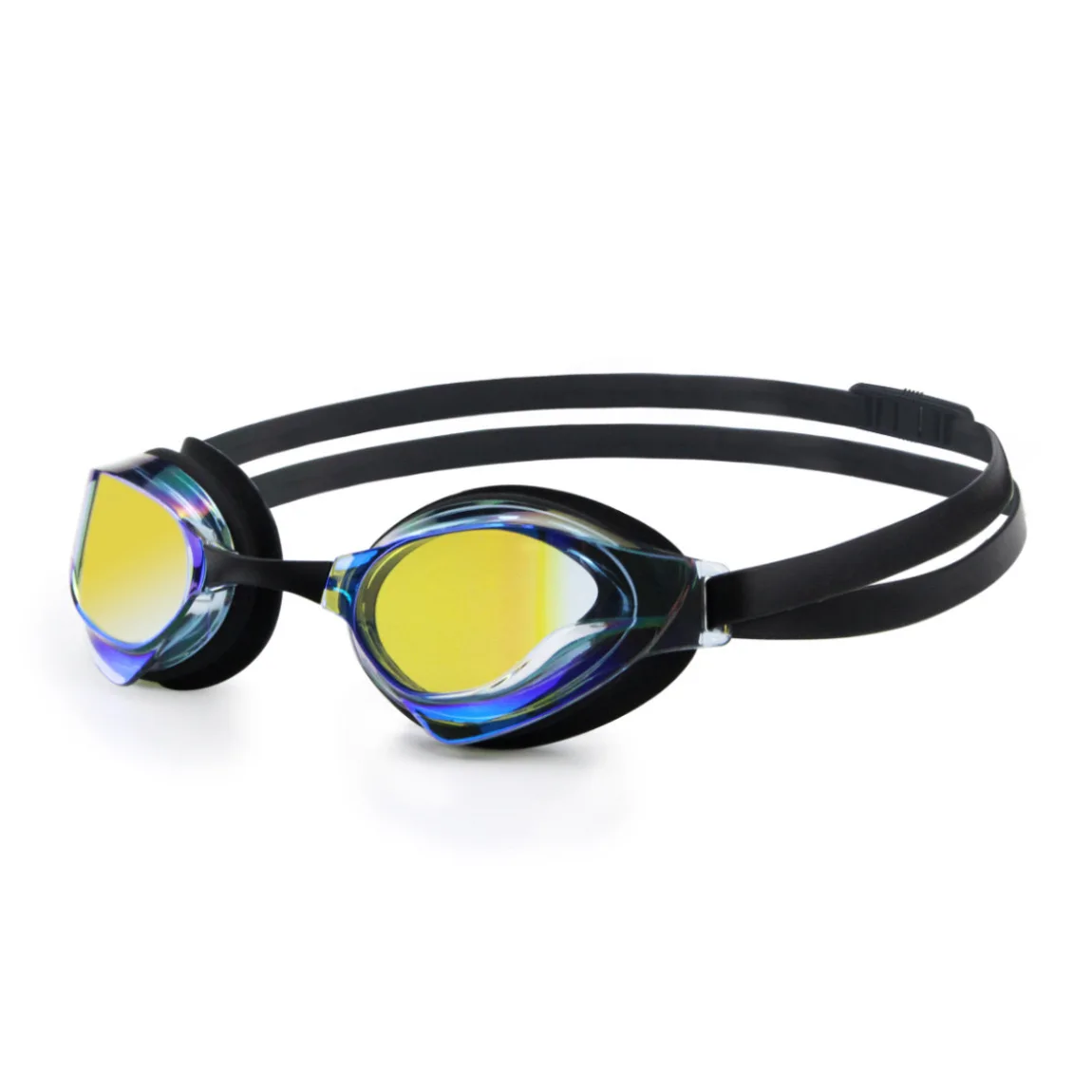 Adult swimming goggles Professional training small frame swimming goggles silicone anti-fog electroplating racing goggles