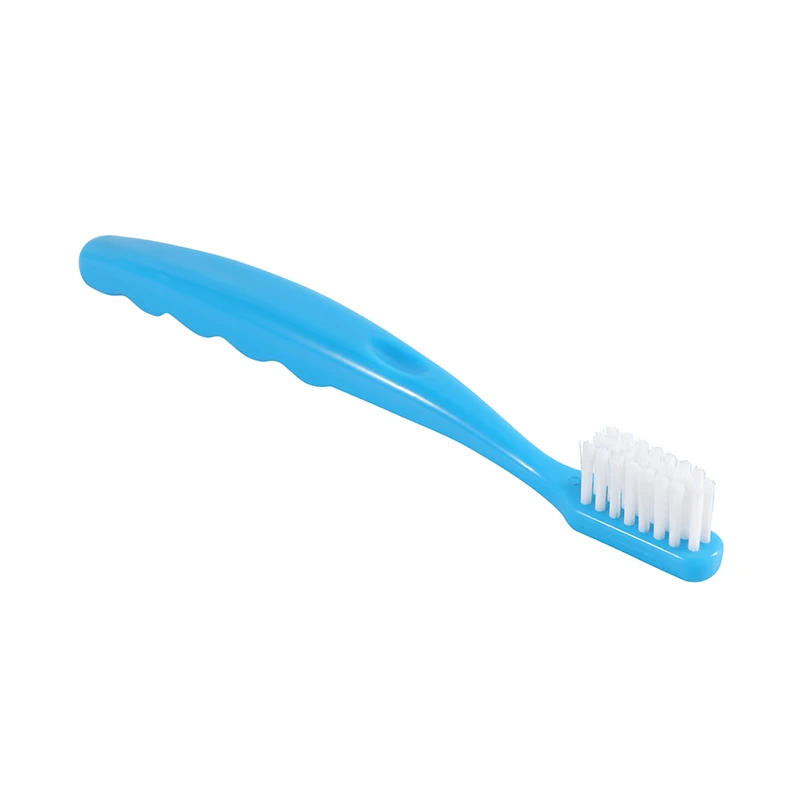 Soft Nylon Bristle Monochrome Brush Handle Non-slip Kids Children Toothbrush