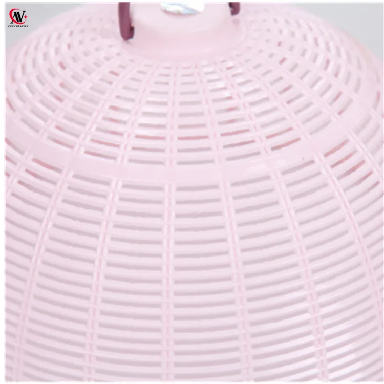 low price pp plastic round table cover with handle for kitchen food cover basket