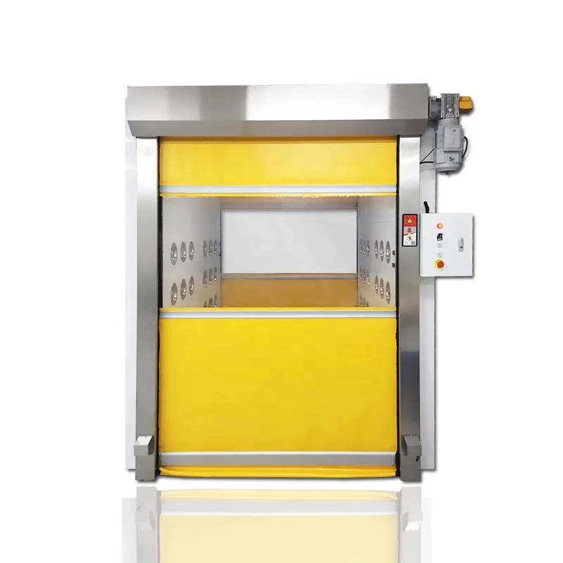 Высокое качество стальная пластина автоматическая раздвижная дверь воздушная душевая комната с большим объемом ветра 1 5 кВт для вилочных погрузчиков