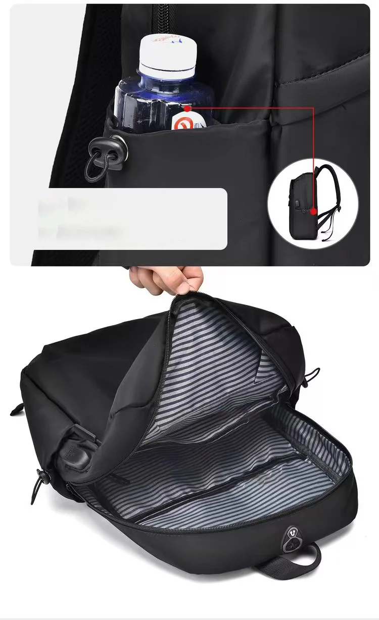 Wholesale backpack Best selling Waterproof backpack travel bags with USB Charging with headphone jack