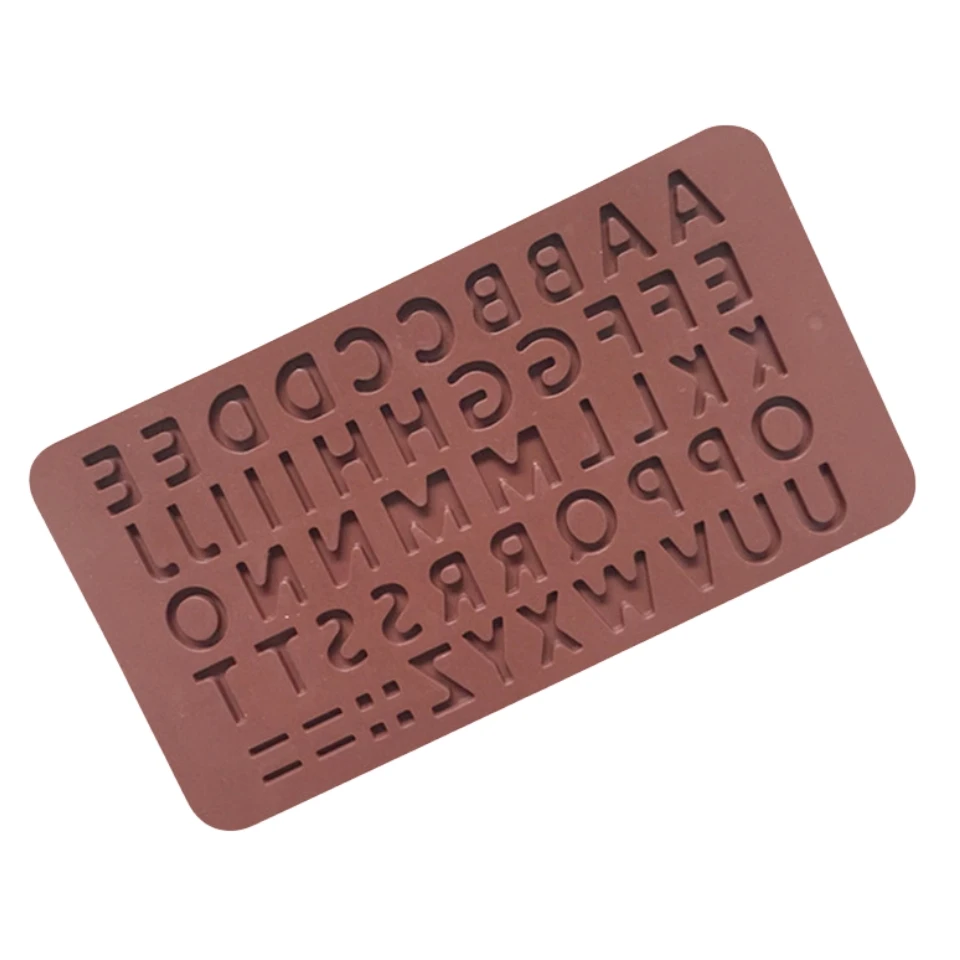 26 Letter Chocolate Mold Silicone Jelly Mould Cake Lace Fondant Mold