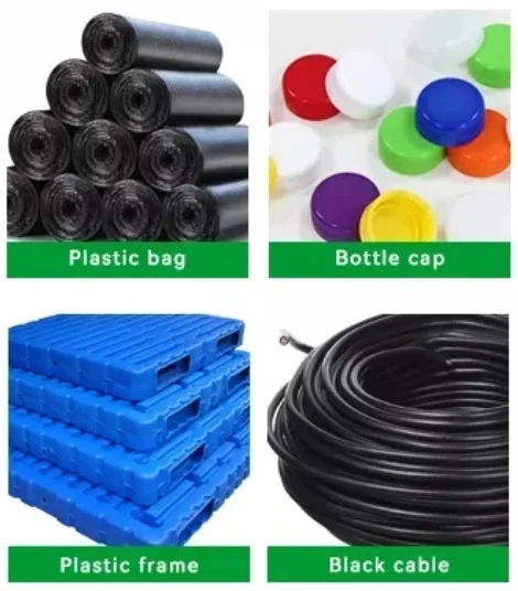 Труба класса первичный полиэтилен высокой плотности переработанного Hdpe сырья черный цвет Pe гранулы пластиковый материал
