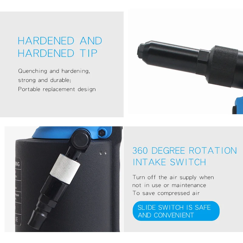 Energy Saving CE Certification Power 8050n Rl-4000mv Pneumatic Rivet Tool